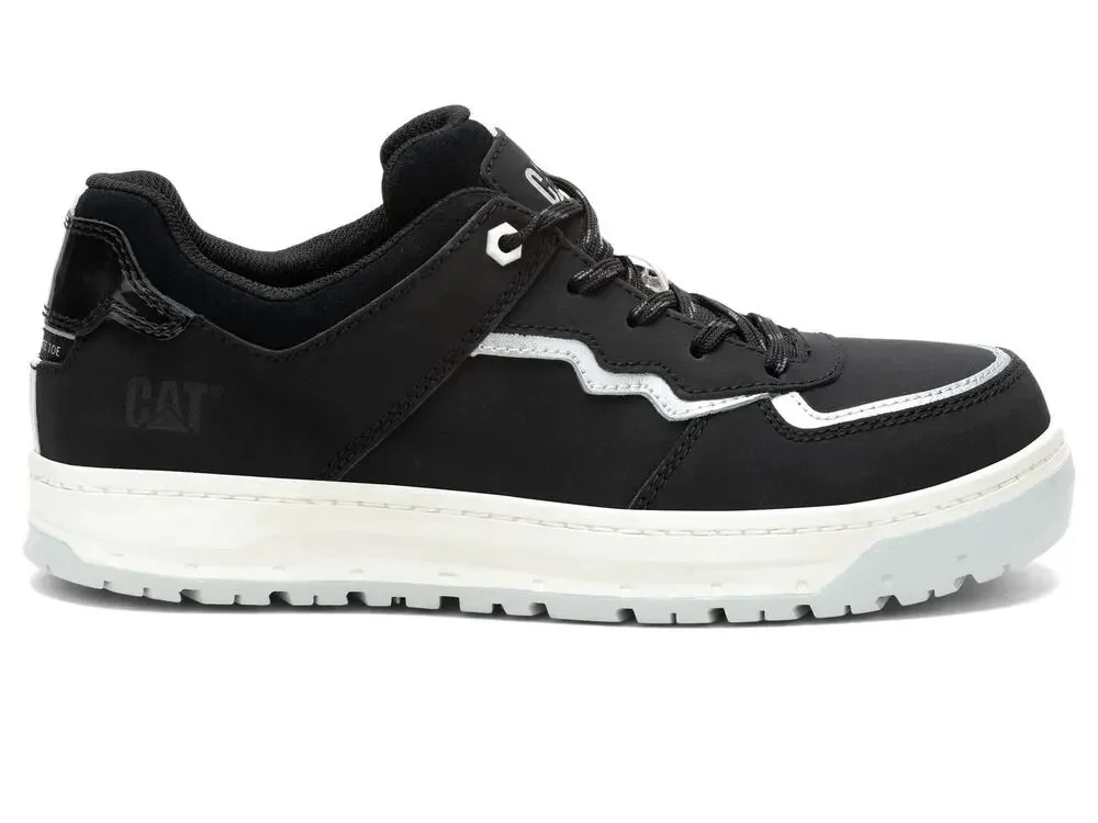 CATERPILLAR STREAMLINE COURT CT BLACK NUBUCK/SILVER 9 B (M)